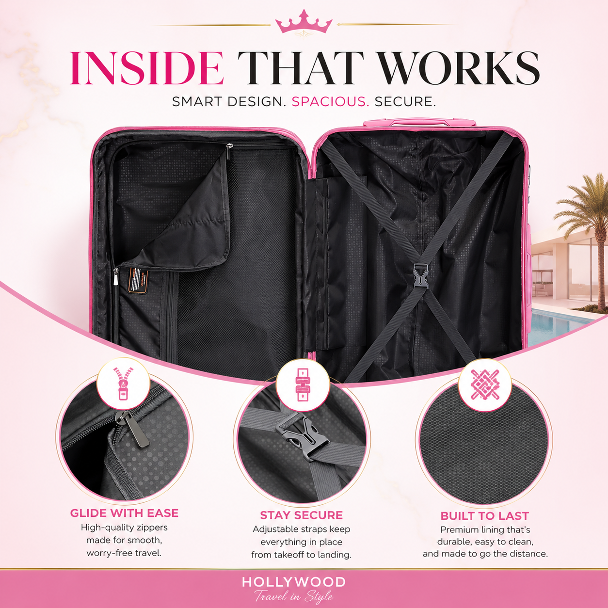Travel Luggage Set (6 pcs)